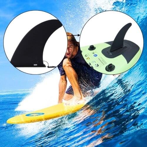Black Nylon Surfboard Fins Buckle Type Canoe Paddle Board Aquaplane Center Surf U7EF