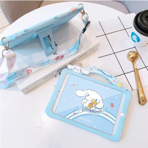 For IPad Pro 11 / 9.7 2017 2018 5th 6th 7th 10.2 Kids Cover for IPad Air 10.5 Mini 2 3 4 5 Silicon Hand-held Cartoon Case Shell