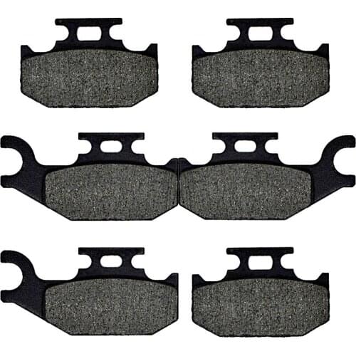 For JOHN DEERE ATV Trail Buck 500 650 EX EXT 2004 2005 2006 2007 2008 Motorcycle Brake Pads Front Rear