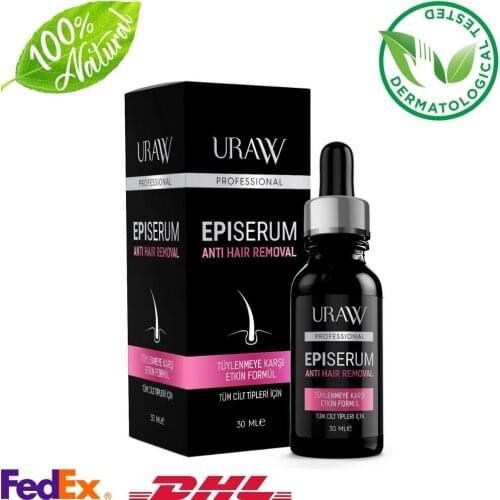 EPISERUM Reducing and Delaying Hair Growth Uraw, 30ml FAST DELIVERY