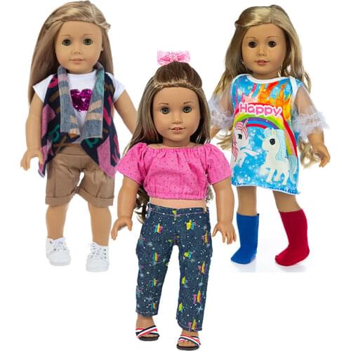 New clothing for baby doll clothes 18 Inch girl Doll jacket Coat, Shoes are not included