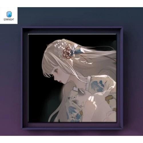 Diy oil painting Traditional Chinese girl digital paint by numbers drawing practice for kids coloring by numbers for home decor