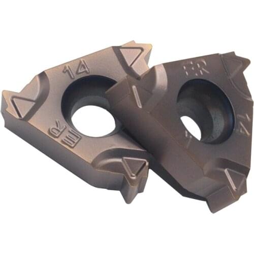 16ERM 14W LF6018 20PCS Tungsten Carbide Threaded Inserts for Stainless steel and Steel CNC Carbide Insert Lathe Cutter Tool