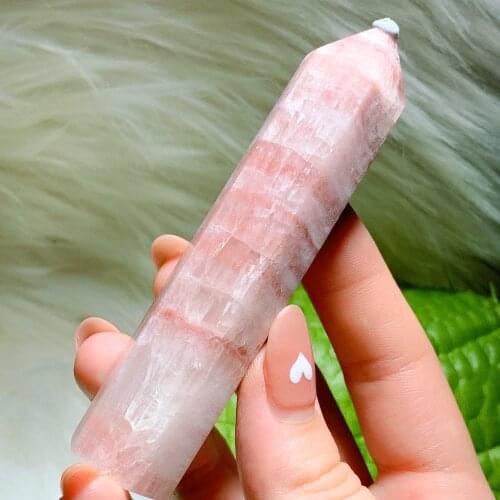 Pink caribbean calcite tower2330