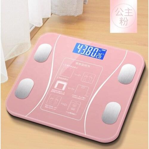 Bathroom Weight Smart Scale Smart Body Scale Body Fat Glass Weight Scale with App Digital Led Screen Bathroom Scale