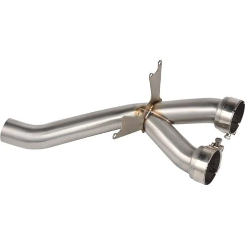 Motorcycle Stainless Steel Mid Pipe Decat Tubo Eliminator Race Exhaust For BMW S1000RR S 1000 RR 2009 2010 2011
