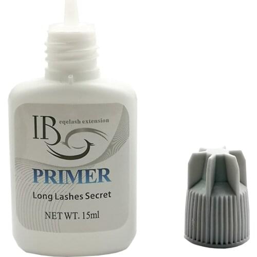 High Quality IB Beauty Glue Primer Application Makeup Tools Eyelash Extensions Cleaner Primer 15ml For Lash Before Planting