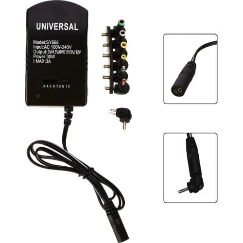 EU Plug DC 2.5A 3-12 V AC DC Charger Adapter Converter 30W Power Adapter Charging Plug Universal for LED Light Bulb LED Strip