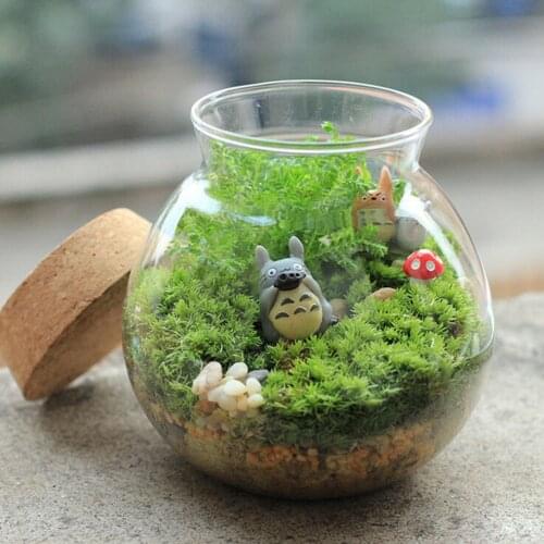 1PC Hot Fake Moss Miniature Garden Ornament DIY Mushroom Craft Pot Fairy Artificial Lawn Grass for Xmas Garden Decoration
