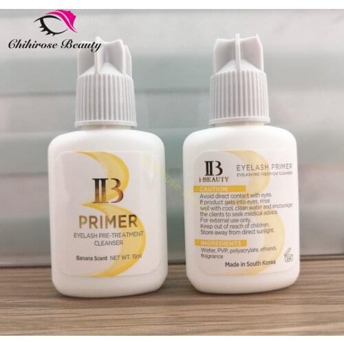 5pcs ibeauty Eyelash Primer Eyelash PRE-TREATMENT CLEANSER 15ml Eyelash Extension False lash Glue Primer bonder fixing agent