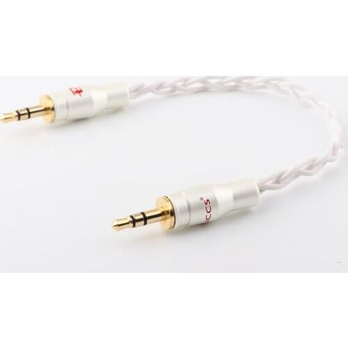 8TC Audio Cable 3.5 to 3.5mm Headphone Amp Interconnects 3.5mm Audio Stereo Cable