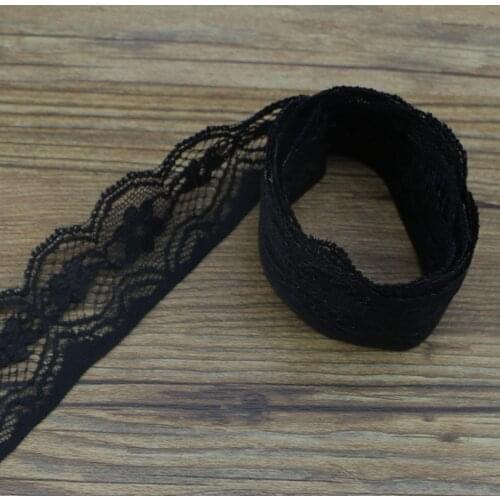 Garment accessories exquisite color lace quality fabric lace with elastic lace elastic wide 8cm Elastic lace,rilace material