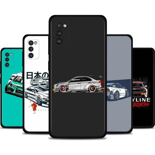 Phone Case For Samsung A51 Cover Soft Funda for Galaxy A71 A12 A21 A52 A42 A11 A02s A02 Coque sports car jdm drift