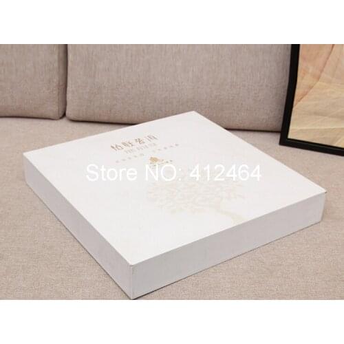 Black rigid cardboard and coated gold card foil logo luxury food boxes delivery packaging ( GF-155)