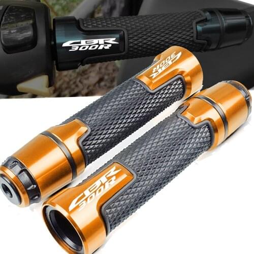 For HONDA CBR300R 2014 2015 2016 2017 2018 2019 CBR 300 R 7/8" 22mm Motorcycle Handlebar Girps Universal Scooter Cover End