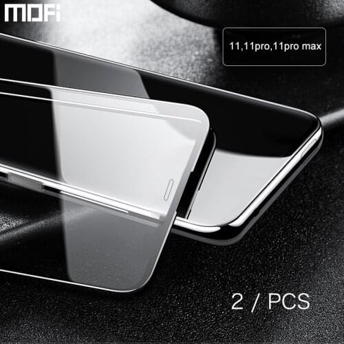 For iPhone 11 Pro Max Glass For iPhone 11 Tempered Glass For iPhone 11 Pro Screen Protector Front Guard Safety Protective 2Pcs
