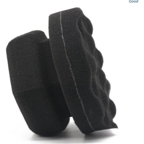 Car Wax Polishing Sponge Hexagonal Grip Applicator Hand Tire Wax Sponge High Density Sponge Car Cleaning Car Wash Tire C