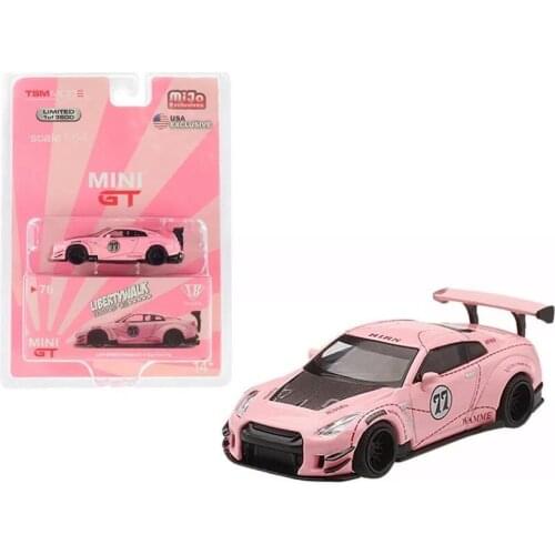 MINIGT 1/64 BMW GTR M3 Porsches 911 GT2 Powder pig wide body metal car model card