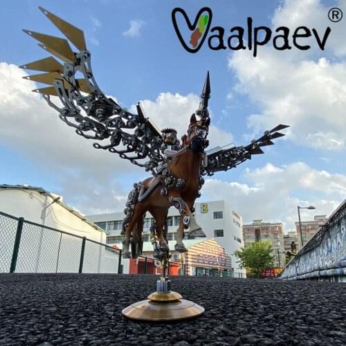 Unicorn Mechanical Horse Iron 3D Metal Puzzles DIY Assemble Building Blocks Animals Toys for Adult Men Cool Gift Home Decoration