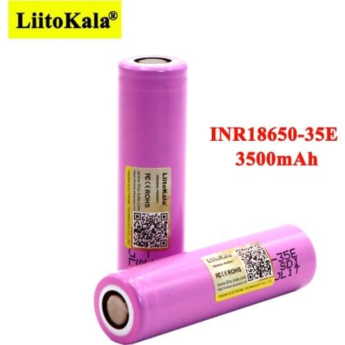 2021 Liitokala new Original INR18650-35E 3.7V 3500mAh Max 13A Discharge Power Battery For Mobile power batteries