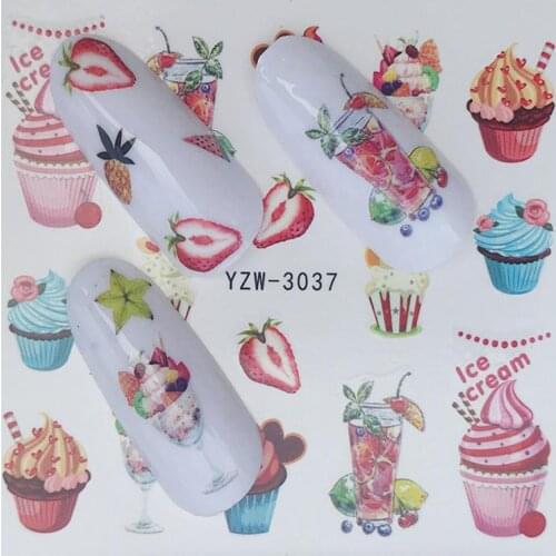 New 3D Nail Stickers Flower butterfly stickers for nail Foil Love Heart Design Nails Accessories Fashion Manicure Sticker