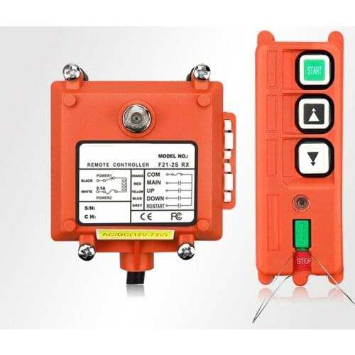 E-card industrial wireless remote controller switch f21-2s