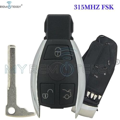 Remtekey Smart key 3 button 315Mhz for Mercedes Benz E S C Class IYZDC07