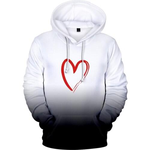 2021 New 3D Hoodies Mens Men/Women Sweatshirts Custom Colourful Gradient Hoodies Men/women Solid Color Hooded Rainbow Clothes