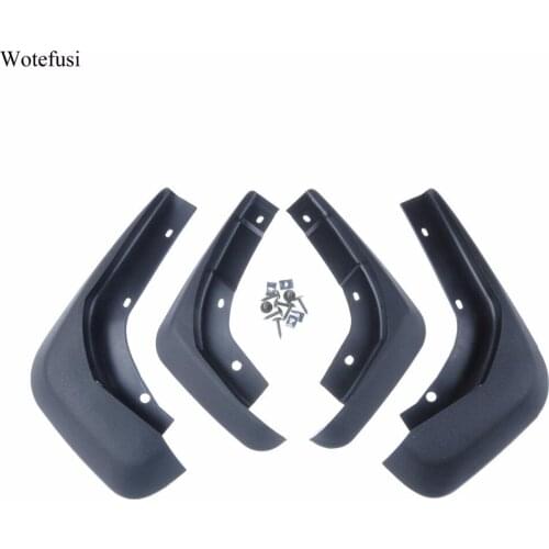Wotefusi New Front & Rear Mud Flaps Mudflaps Splash Guards Set Kit For Volvo V60 All Years [QPA239]