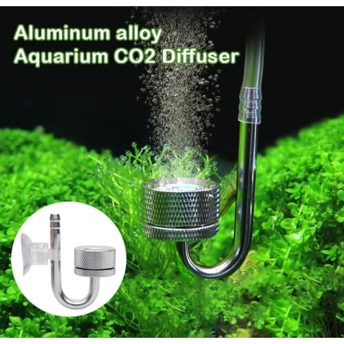 1 pcs Fish Tank Aluminum alloy Aquarium CO2 Diffuser Atomizer for Plant Aquatic Control Bubble Atomizer anti-rust