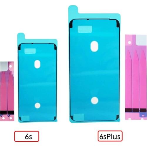 2pcs/set For iPhone 6S 6sPlus Touch Screen Waterproof Adhesive Sticker + Battery Adhesive Glue Tape Sticker