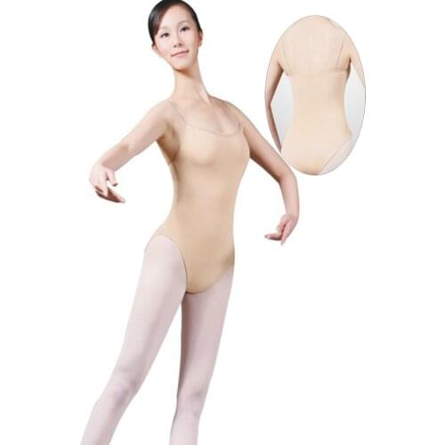 5 pieces/lot)Ballet Nude Leotard Camisole Leotards Women Ballet Subcoating Clothes Dance Wear Dance Costumes 34X0096