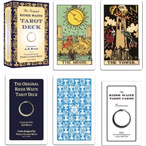 78pcs Tarot Cards The Original Oracle Tarot Deck Full English Board Games For Party Playing Card Table Game Entertainment