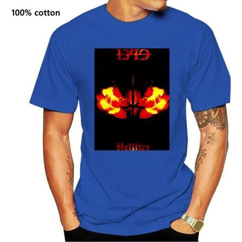 HELLFIRE 1349 T SHIRT REPRINT BLACK cotton