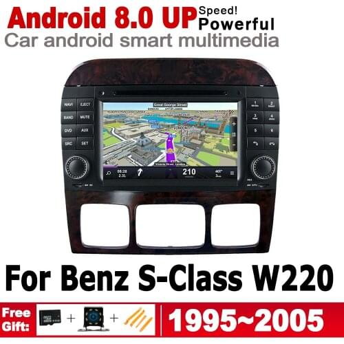 For Mercedes Benz S-Class W220 1995~2005 NTG Car Multimedia player Android GPS 2 Din Autoradio Stereo System Navigation Map wifi