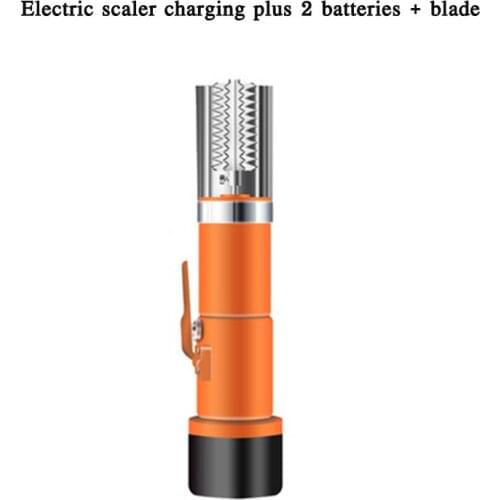 Electric Battery Scale Scraping Artifact Commercial Scraping Fish Scale Machine Killing Tool Stainless Steel Scraping To Scale