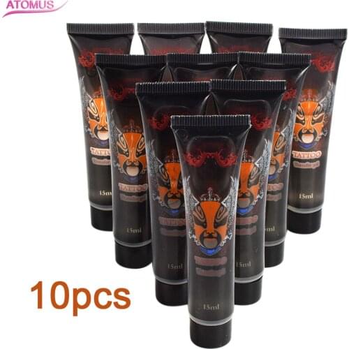 Atomus 10pcs Tattoo Transfer Gel Tattoo Aftercare Cream Tebori Microblading Permanent Make Up Accessories Creme Tatouage