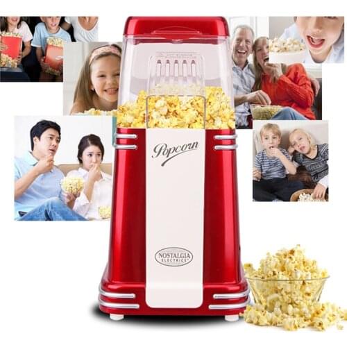 220-240v Classic popcorn machine RHP310 American vintage dual popcorn machine sugar Household air popcorn machine 1100w 1pc