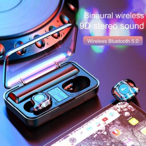 M20 Bluetooth 5.0 Stereo Rechargeable Earphone Wireless Earpieces Reliable and Durable Stable Transmission for Phone