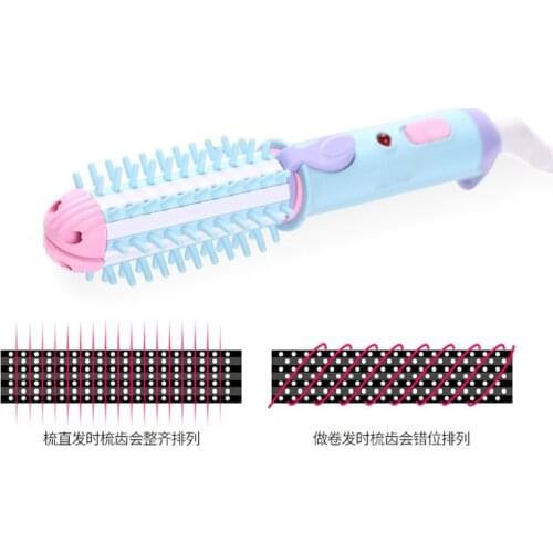 Multifunction Hair Roller Styler Curling Wand Curly Curls Hair Curlers Curling Wand Brush Comb Straighting Curling Irons Sale