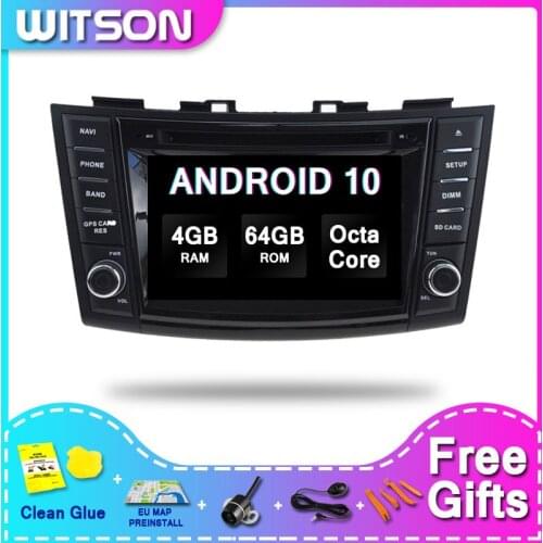 WITSON Android 10.0 Car Multimedia System For SUZUKI SWIFT 2012 Car Multimedia Player 4GRAM 64GBROM