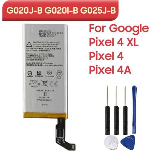 Original Replacement Phone Battery G020J-B G020I-B G025J For Google Pixel 4 XL Pixel4 XL Pixel4 Pixel 4 Authentic Pixel 4A