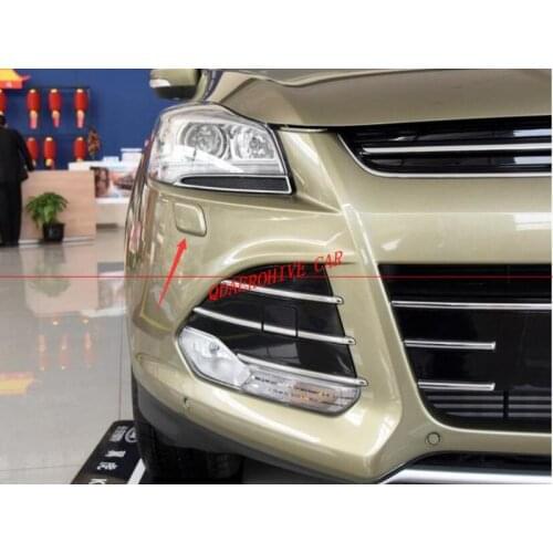 QDAEROHIVE front Bumper Trailer Cover Tow Bracket Cover Bumper Tow Hook Cover Cap for ford KUGA 2013-2016