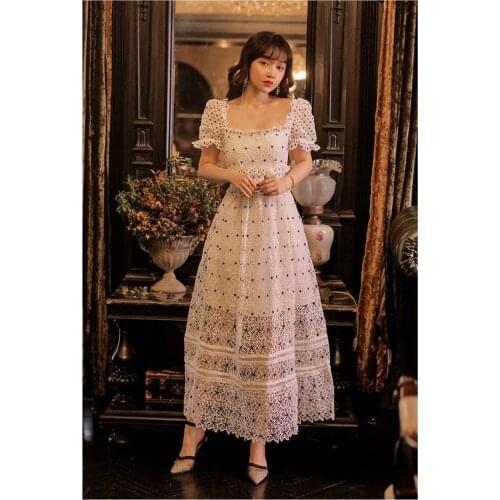 QIWN Summer Polka Dot Dresses