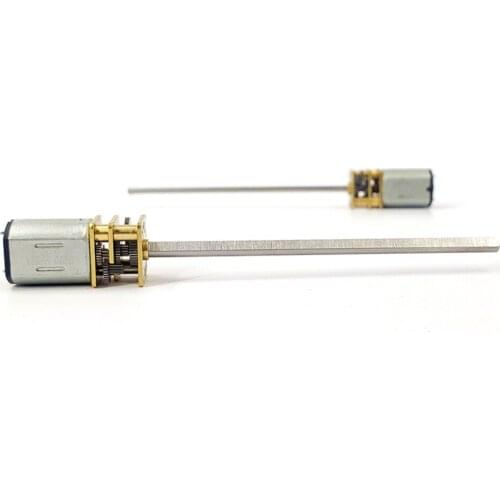 N20 Gear Motr DC 6V 66RPM 66mm Output Shaft Length Mini Geared Gearbox Motor Lengthen Speed Reducer Micro Smart Car Robot