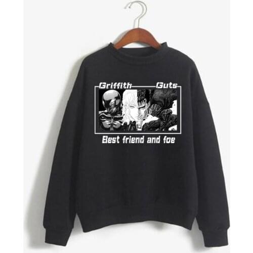 Hoodies Men Women Sweatshirt Berserk Anime Manga Griffith Guts Hoodies Tops Clothes