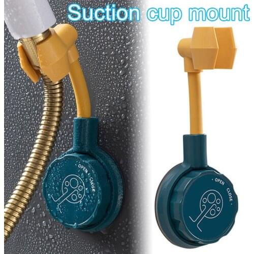 Universal Adjustable Shower Bracket 1/2pcs Punch Free Wall Mount Stand Bathroom Supplies GQ