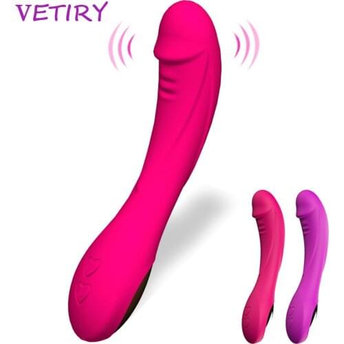 VETIRY Vibrators for Women Silicone Dildo Vibrators Female Masturbators Adult Sex Toys Vibrators G-spot Clitoris Stimulators