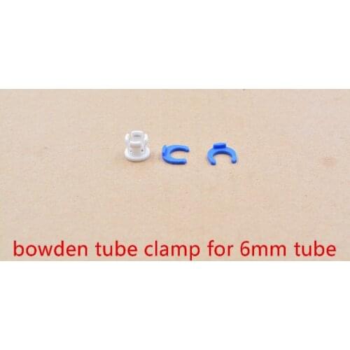 3d printer parts bowden tube clamp blue white buckle for 6mm tube quick joint plastic joint 10set