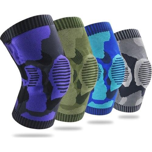 1pcs Knee Pads Supports Brace Volleyball Basketball Meniscus Patella Protectors Sports Safety Kneepads